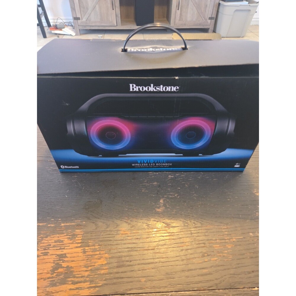 Brookstone Vividvibe Boombox New